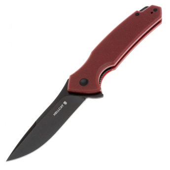 Складной нож Mr.Blade Hellcat Mini (VG-10 blackwash, G10 Burgundy)